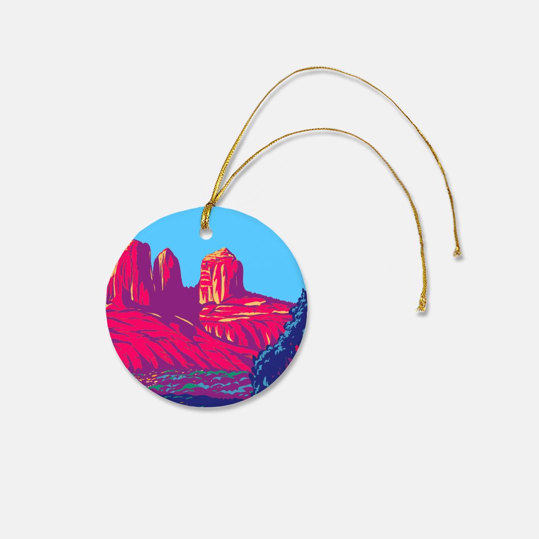 Sedona Ornament | Arizona Red Rock Christmas Ornament